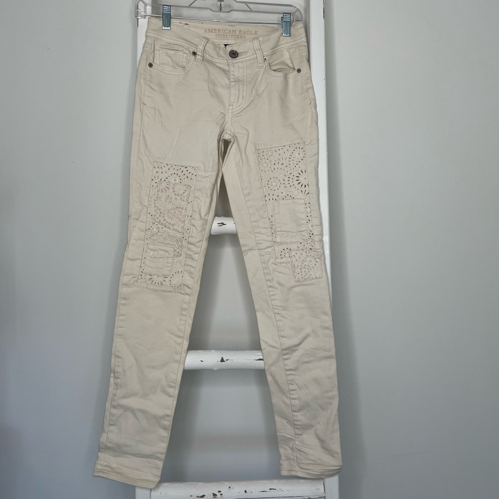 American Eagle Patchwork Regular Jeans - image 1